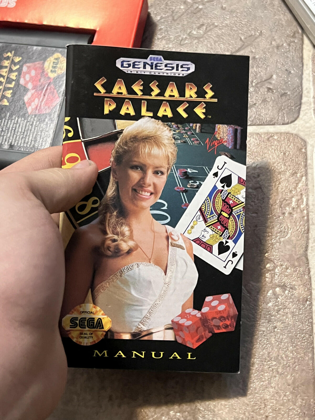 Caesar's Palace (Sega Genesis, 1993) CIB COMPLETE