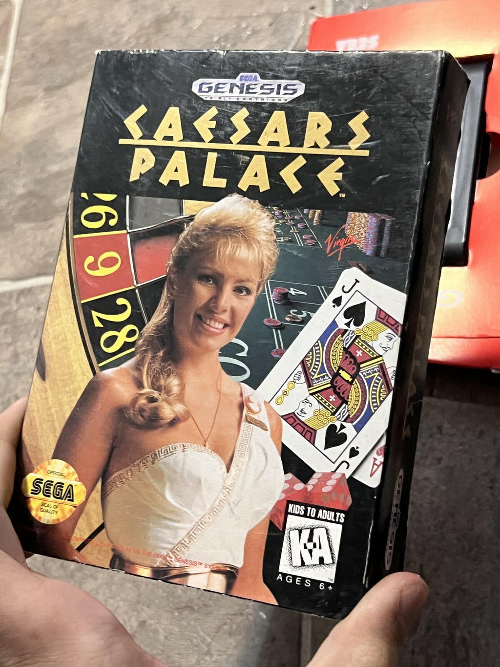 Caesar's Palace (Sega Genesis, 1993) CIB COMPLETE