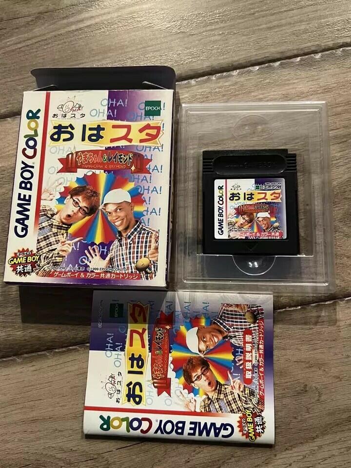 Oha Suta Yama-Chan & Raymond (Nintendo Game Boy Color, 1999) CIB W/ MANUAL JAPAN