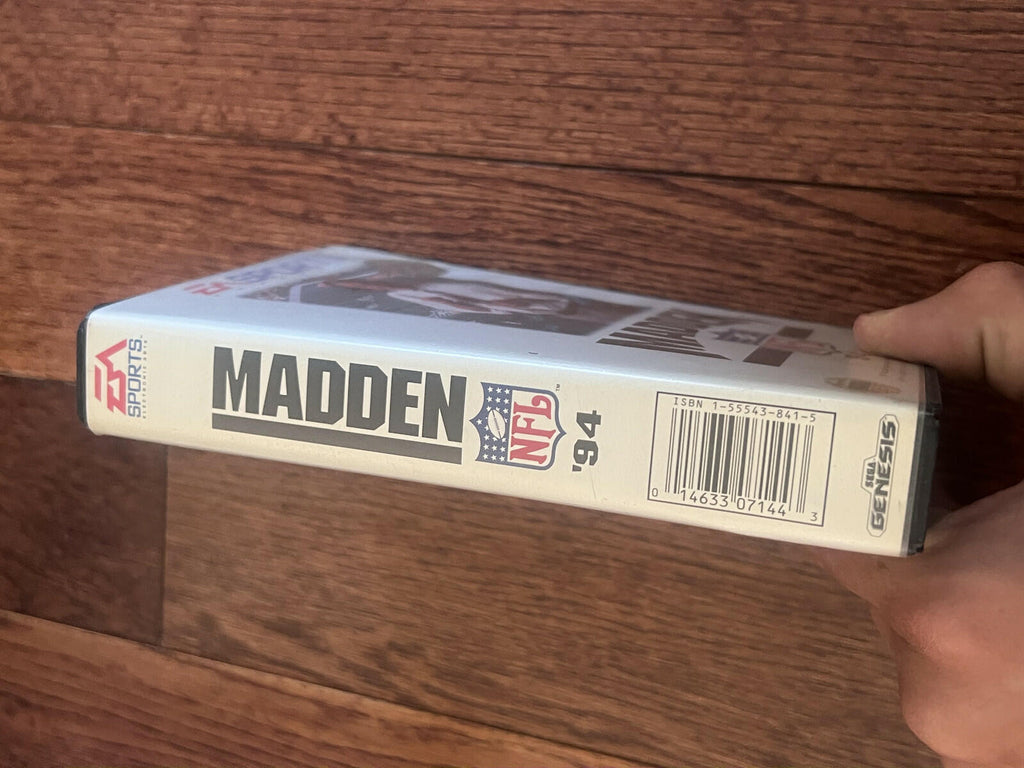 Madden NFL '94 (Sega Genesis, 1994) CIB MANUAL MISSING PAGE