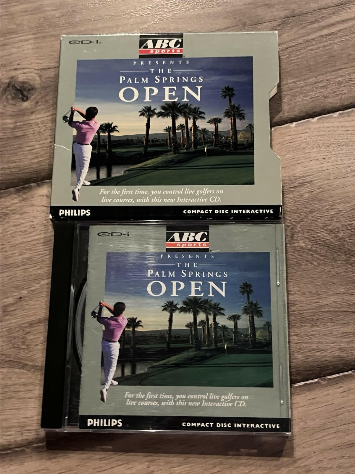 ABC Sports Presents: The Palm Springs Open (Phillips CD-i, 1991) CIB