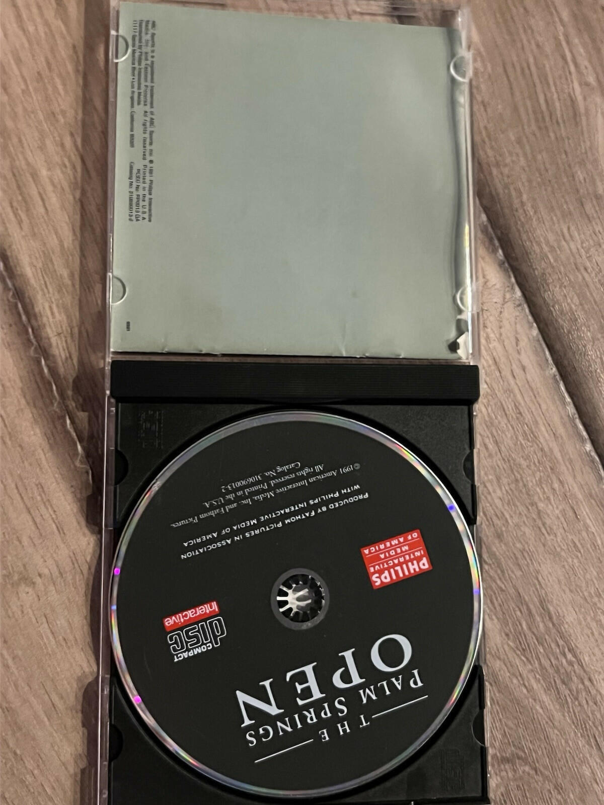 ABC Sports Presents: The Palm Springs Open (Phillips CD-i, 1991) CIB