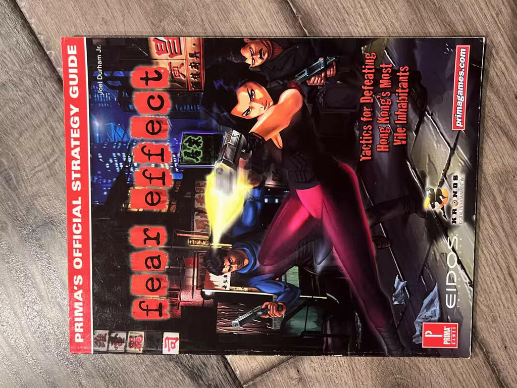 Fear Effect Prima’s Official Strategy Guide Playstation 2 PS2 Eidos 2000