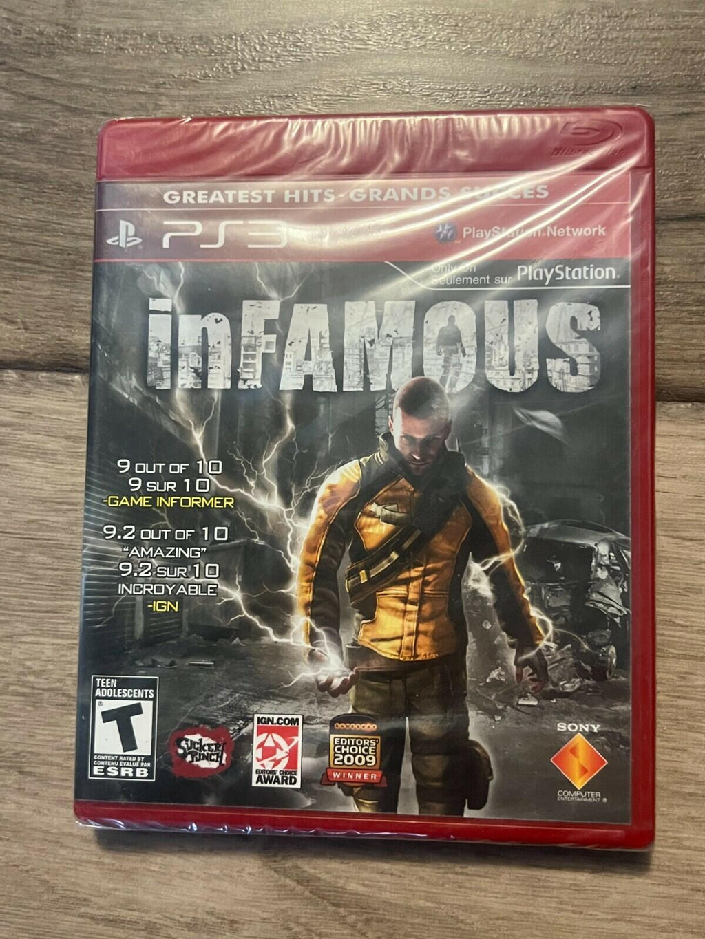 inFamous: Greatest Hits (Sony PlayStation 3, 2009) NEW SEALED