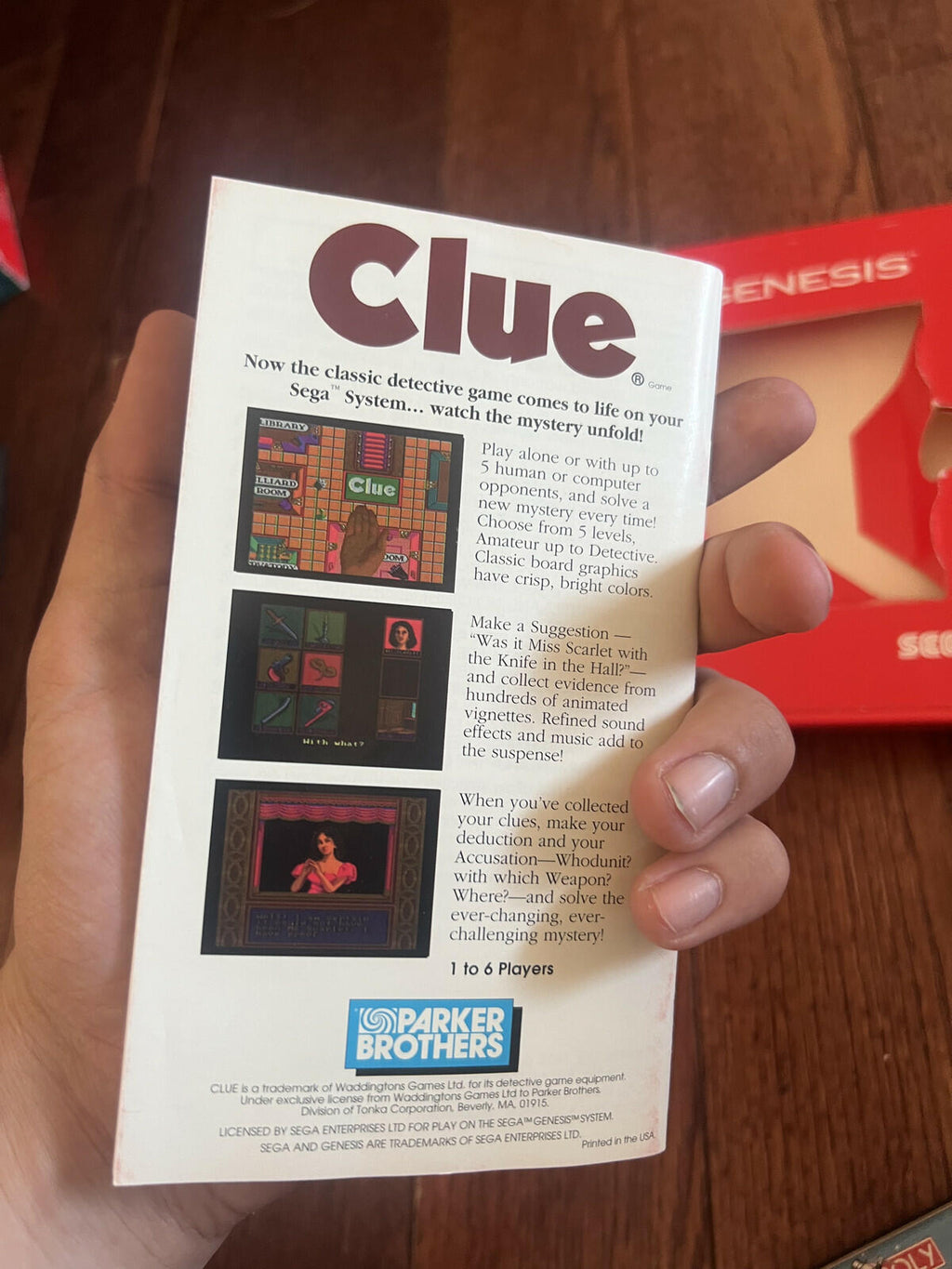 Monopoly: Cardboard Box (Sega Genesis, 1992) CIB COMPLETE IN BOX