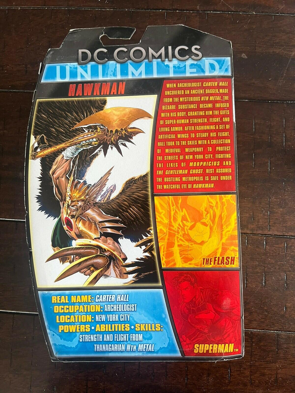 DC Comics Unlimited Hawkman 6’’ Mattel 2012 NEW SEALED