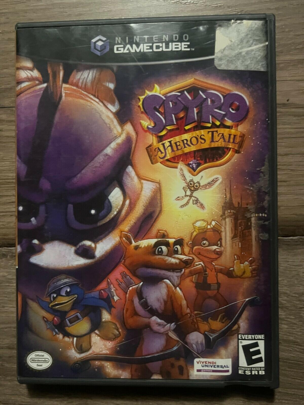 Spyro: A Hero's Tail (Nintendo Gamecube, 2004) CIB BLACK LABEL