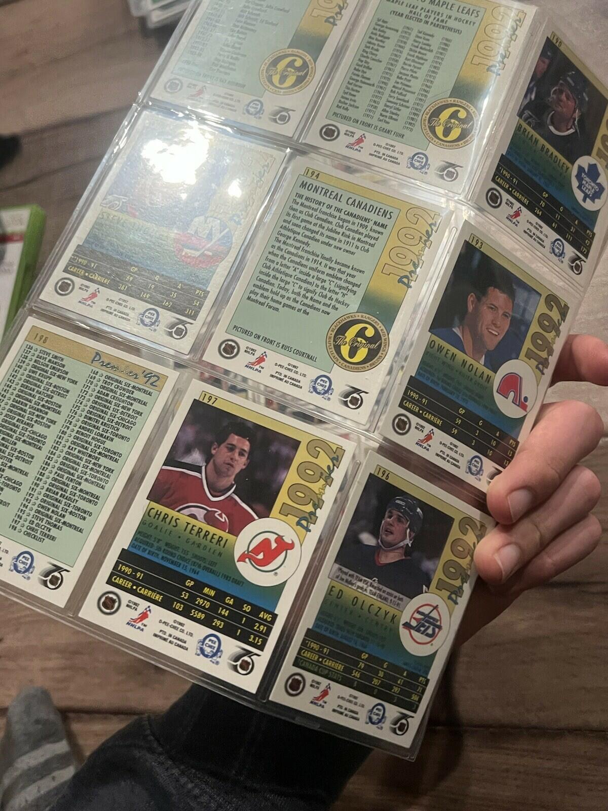 1991-92 O-Pee-Chee Premier Hockey Complete Set 1-198