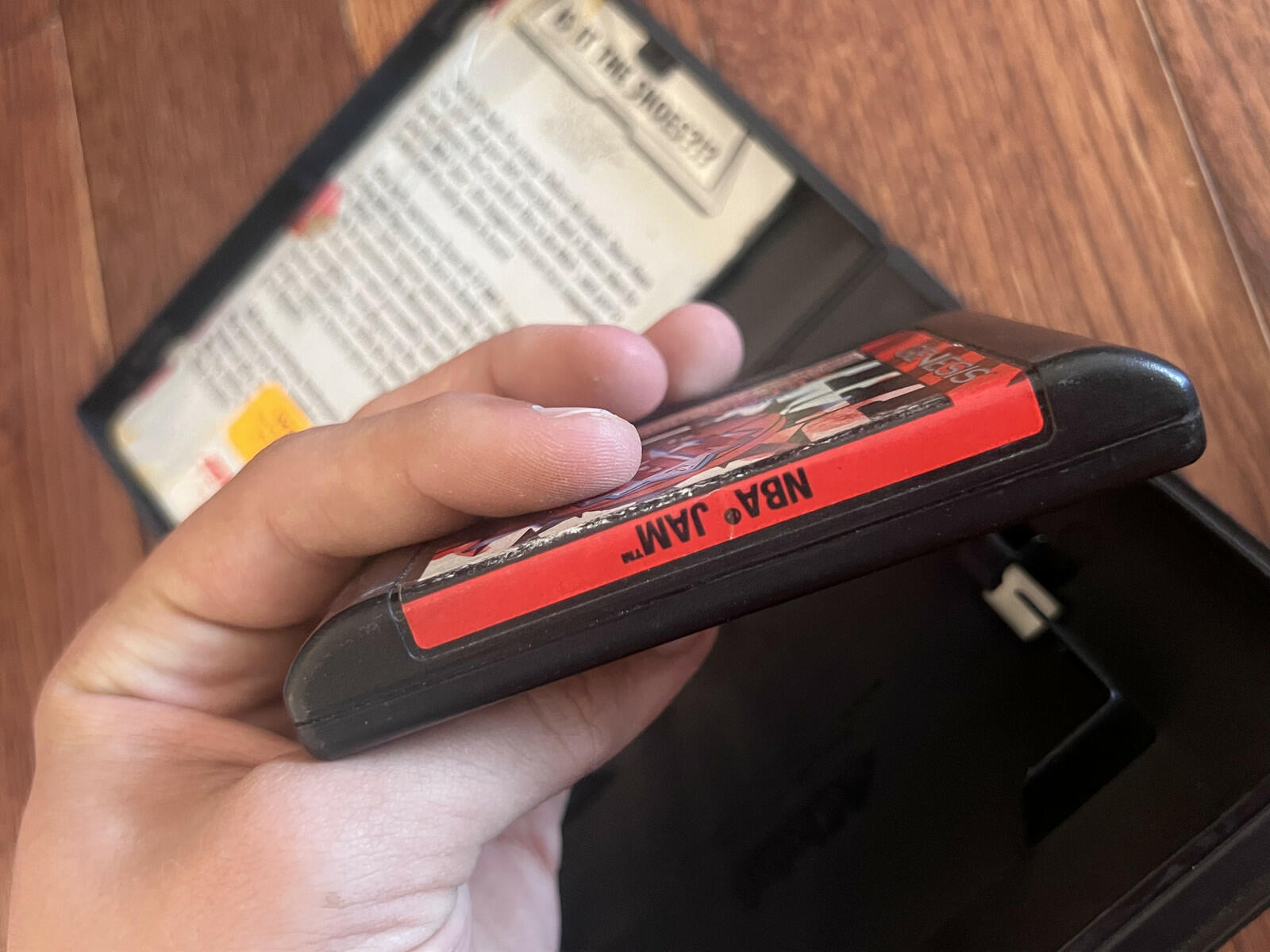 NBA Jam (Sega Genesis, 1994) CIB DAMAGED MANUAL