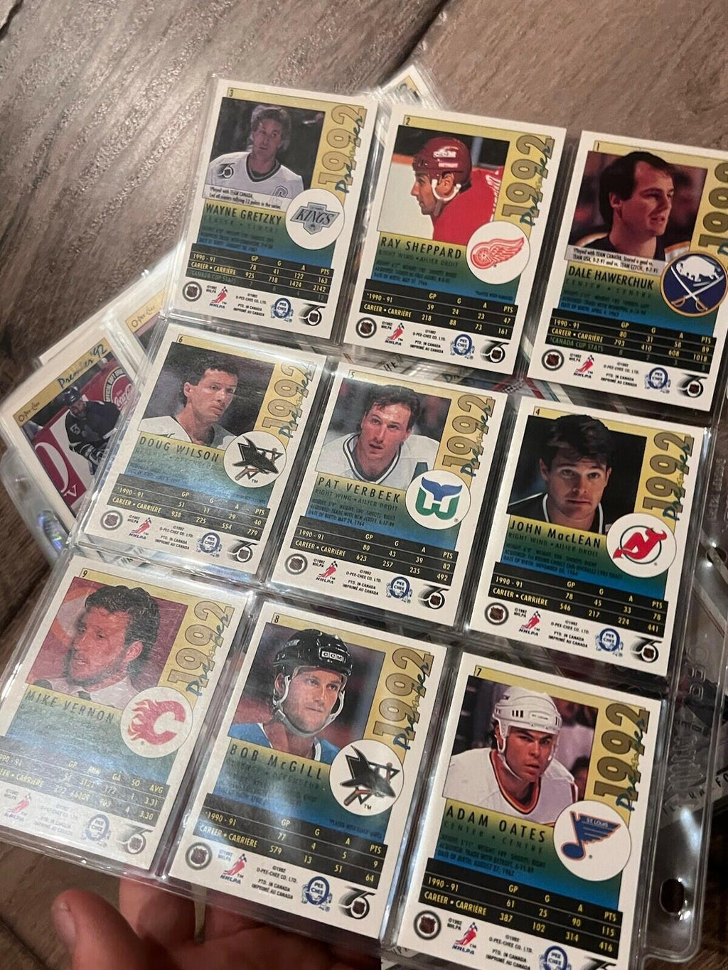 1991-92 O-Pee-Chee Premier Hockey Complete Set 1-198