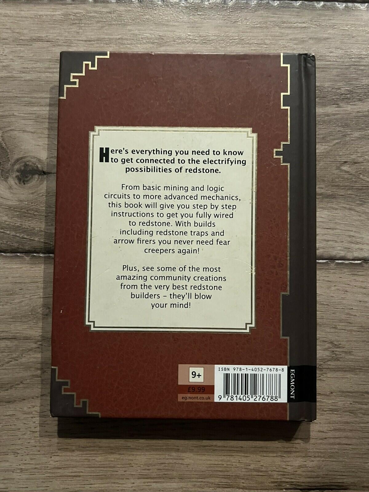 Minecraft Redstone Handbook Updated Edition Mojang 2014 Hardover 9+