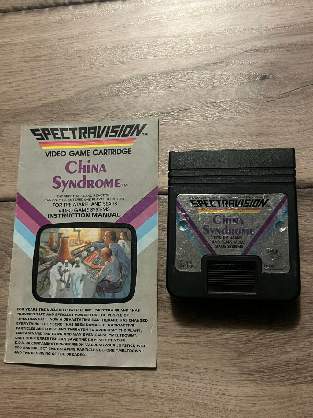 China Syndrome (Atari 2600, 1982) CART ONLY WITH MANUAL