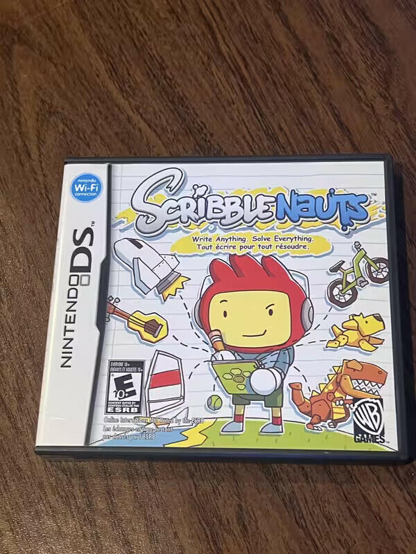 Scribblenauts (Nintendo DS, 2009) CIB COMPLETE