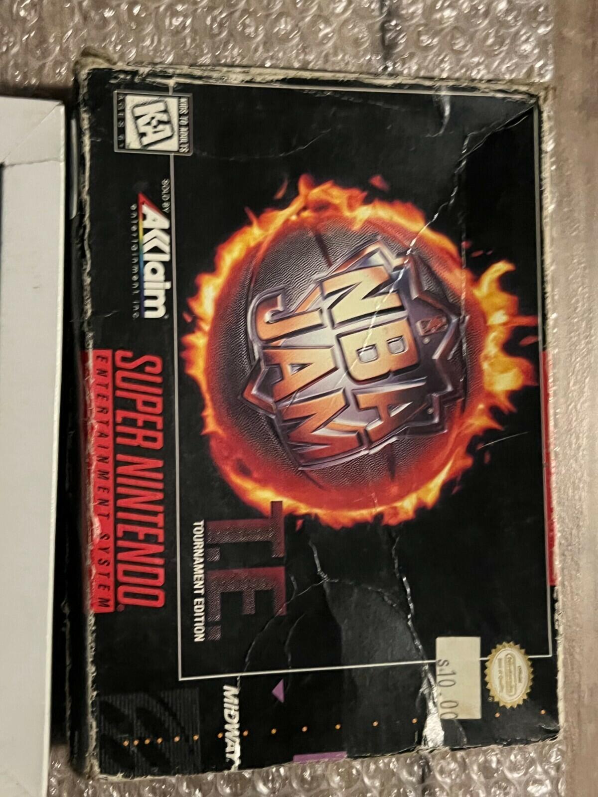 NBA Jam: Tournament Edition (Super Nintendo Entertainment System, 1995) CIB
