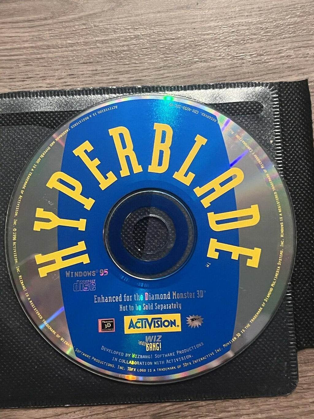 Hyper Blade PC CD-ROM Activision Video Game Disc Only 1996