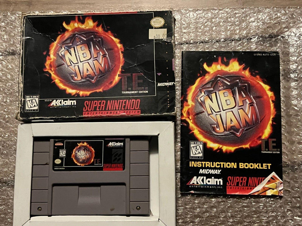 NBA Jam: Tournament Edition (Super Nintendo Entertainment System, 1995) CIB