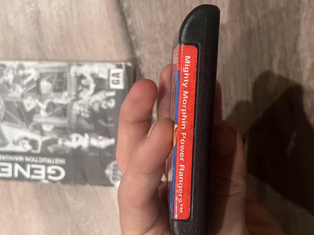 Mighty Morphin Power Rangers (Sega Genesis, 1994) CART ONLY WITH MANUAL