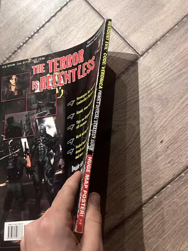 Resident Evil Code Veronica Prima Offical Strategy Guide Dreamcast Capcom w/ Map