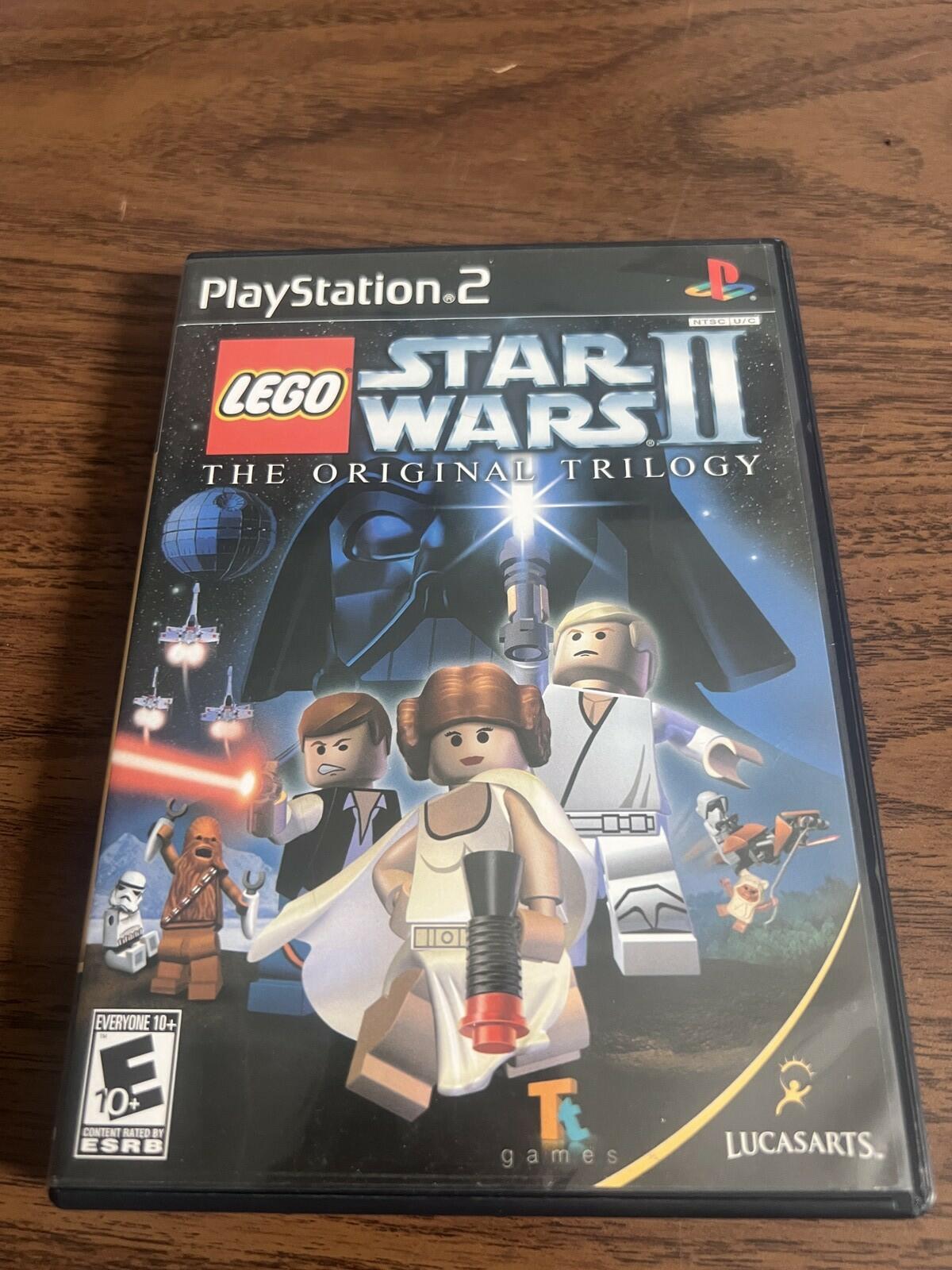 LEGO Star Wars II 2 Original Trilogy (Sony Playstation 2, 2006) CIB COMPLETE
