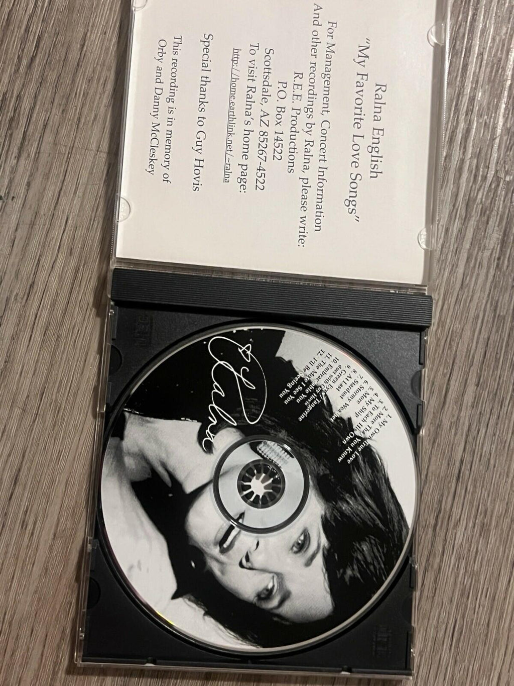 Ralna English: My Favorite Love Songs (CD, 1999) CIB COMPLETE