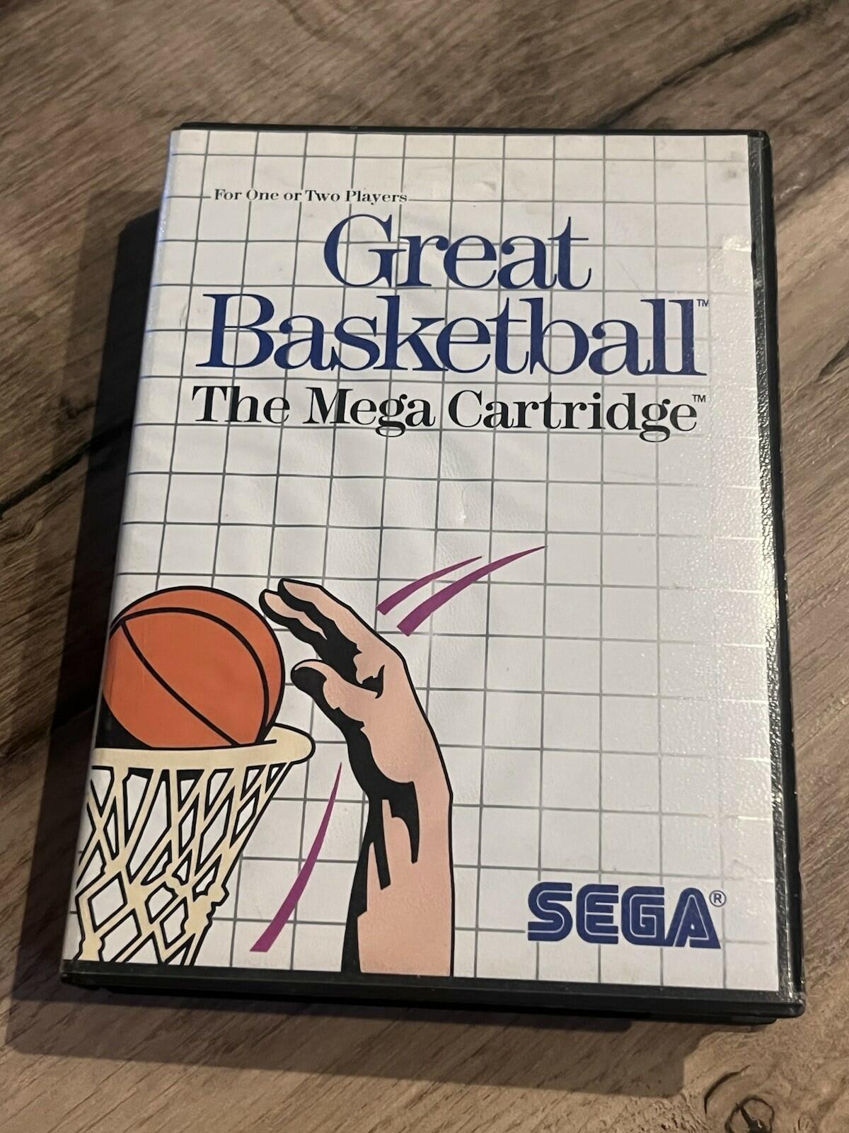 Great Basketball (Sega Master System, 1987) ARTWORK ONLY