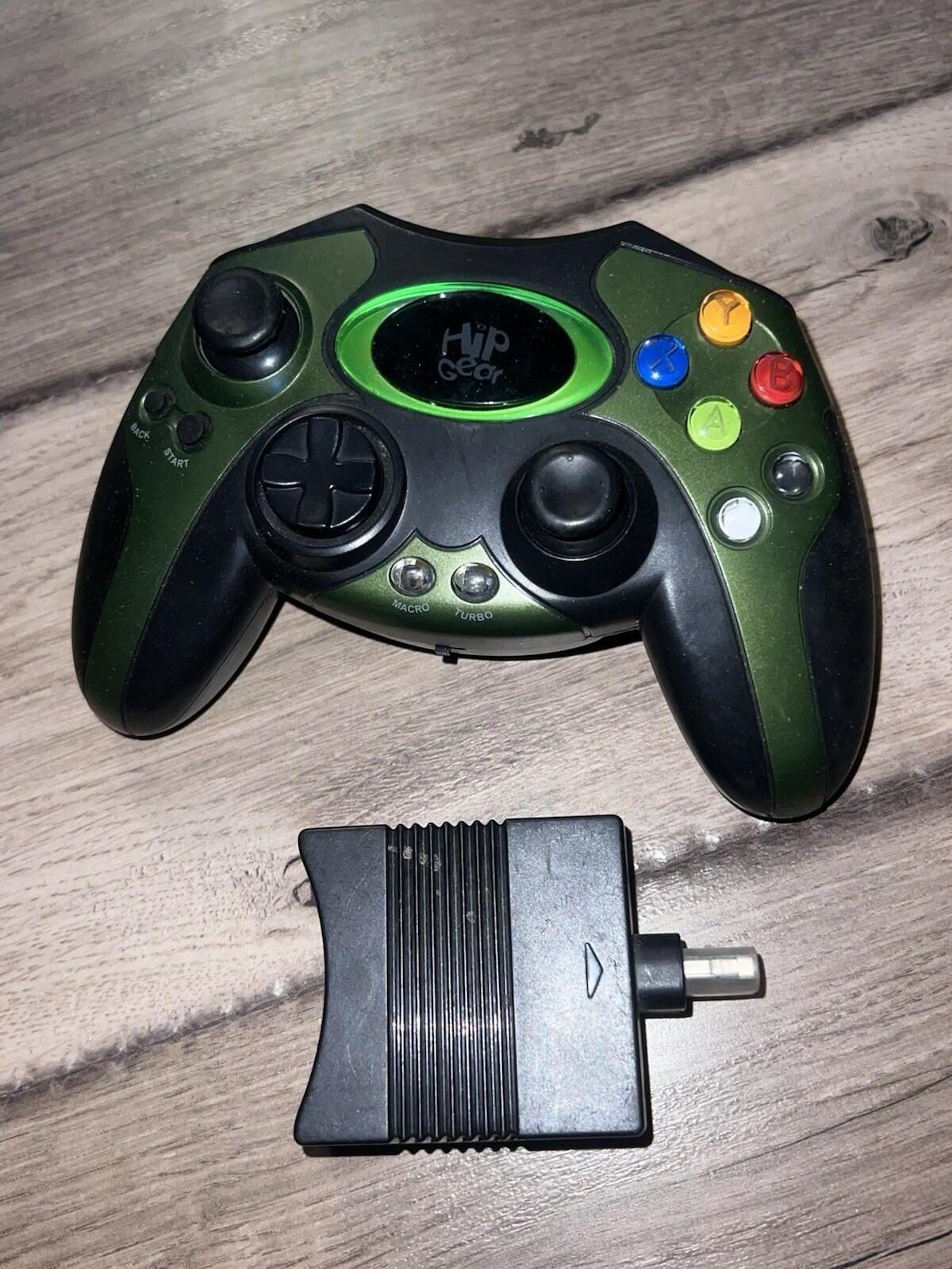 Hip Gear Original Microsoft Xbox Wireless Controller With Receiver Dongle Green