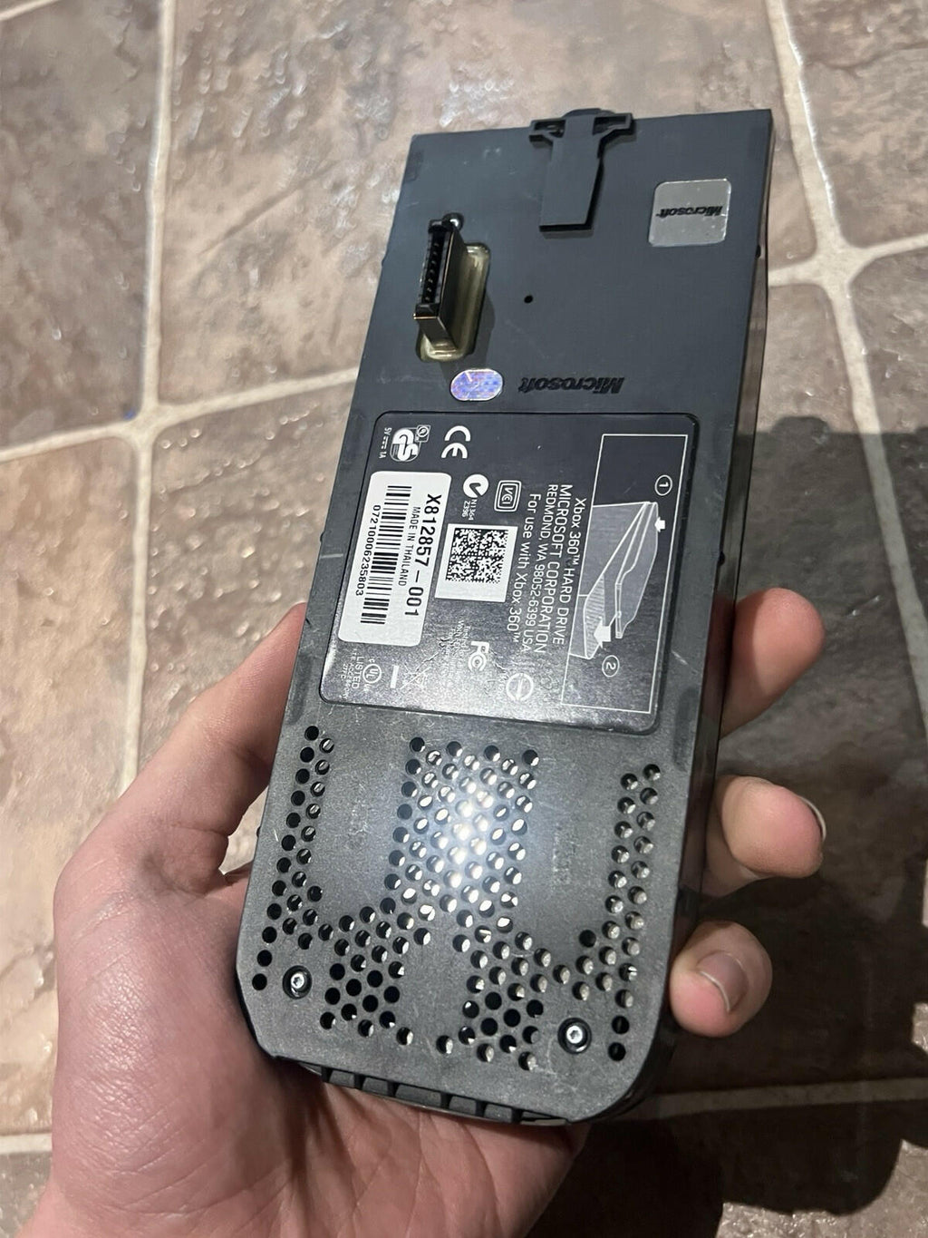 Official Microsoft Xbox 360 Hard Drive 120gb Elite Black HDD