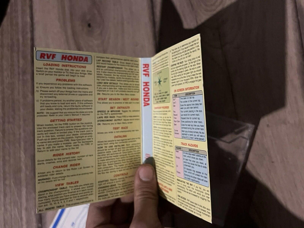 RVF Honda Commodore Amiga Spiel in OVP CIB COMPLETE