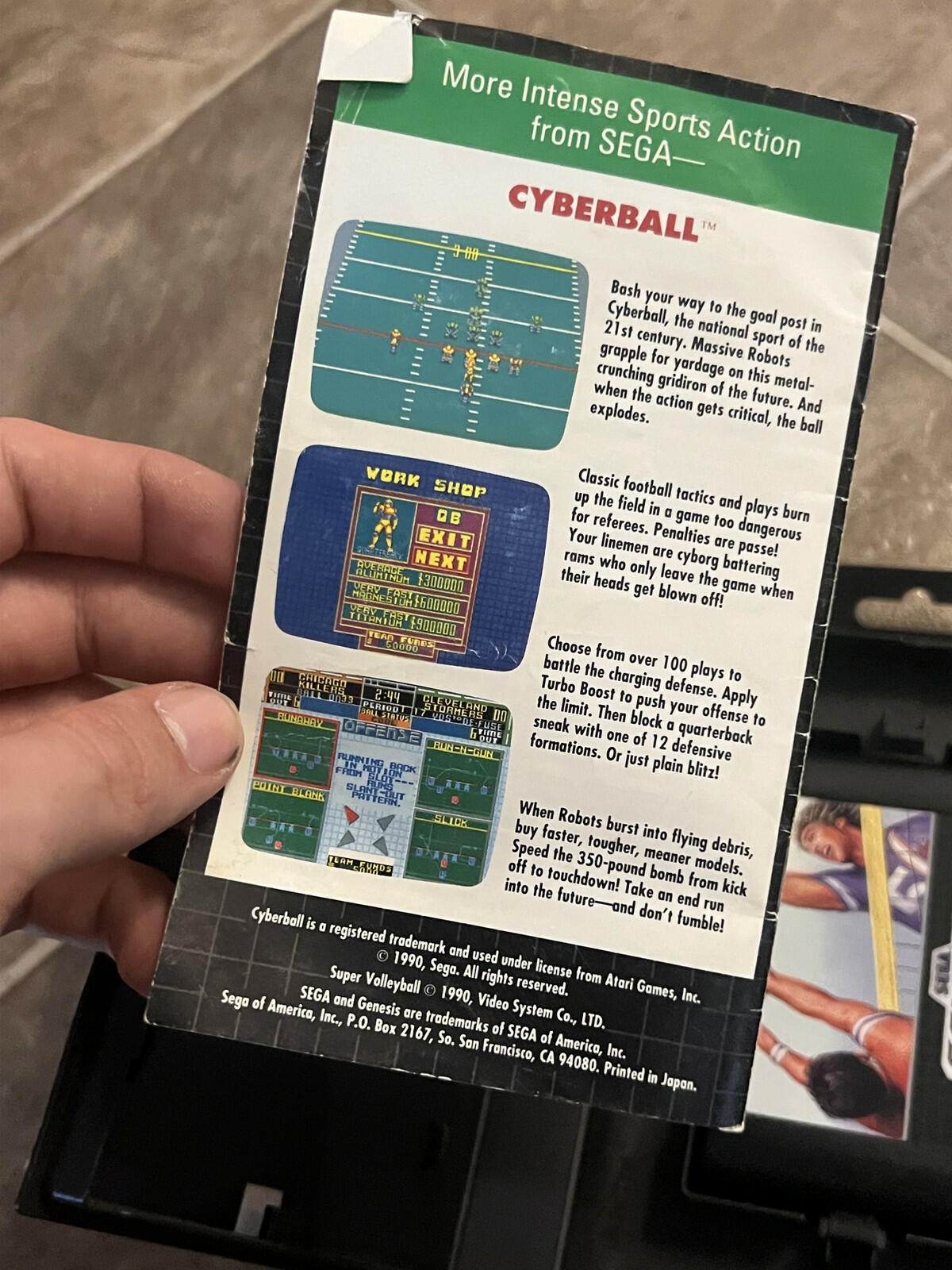 Super Volleyball (Sega Genesis, 1991) CIB COMPLETE