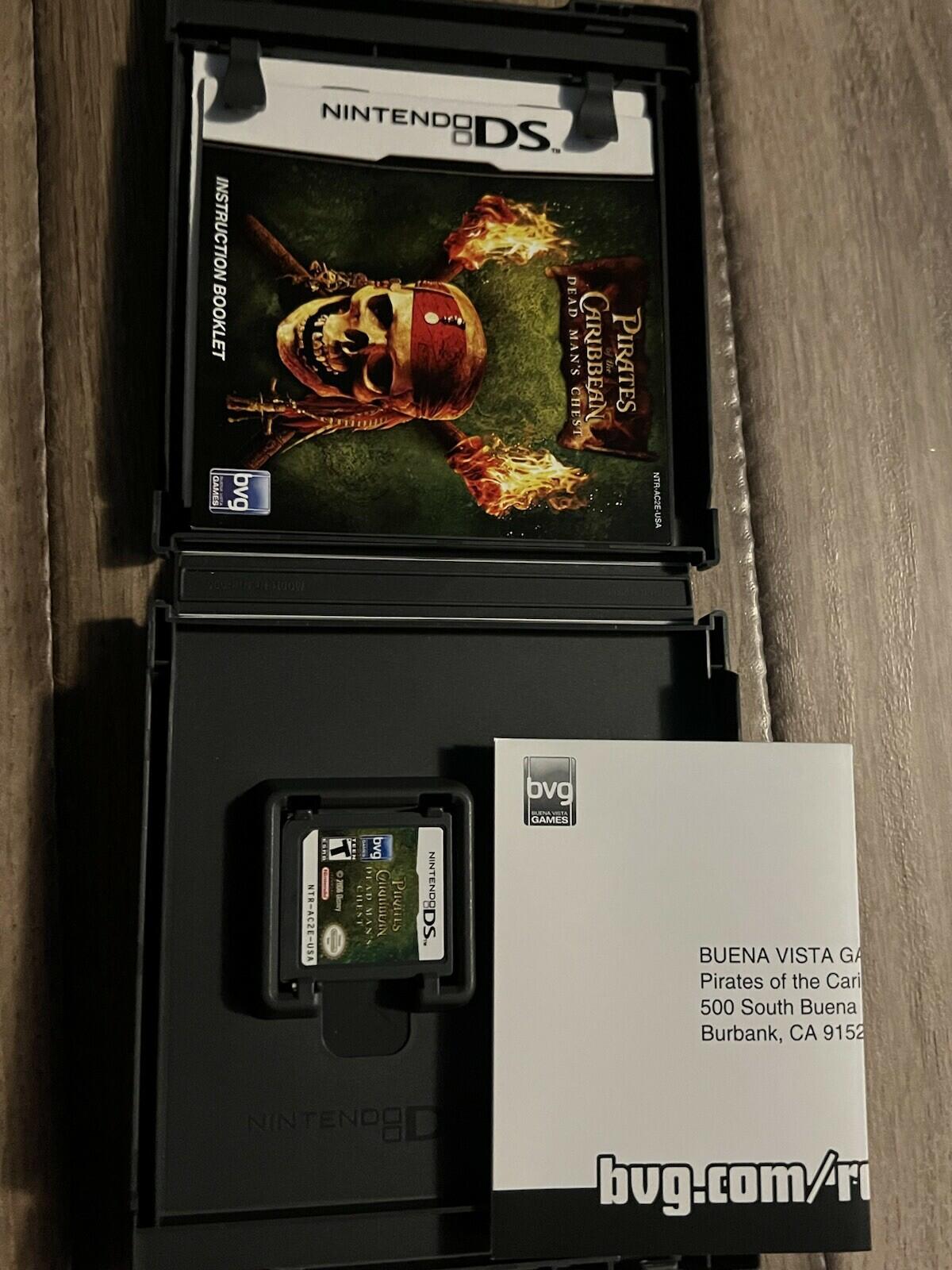 Pirates of the Caribbean: Dead Man's Chest (Nintendo DS, 2006) CIB