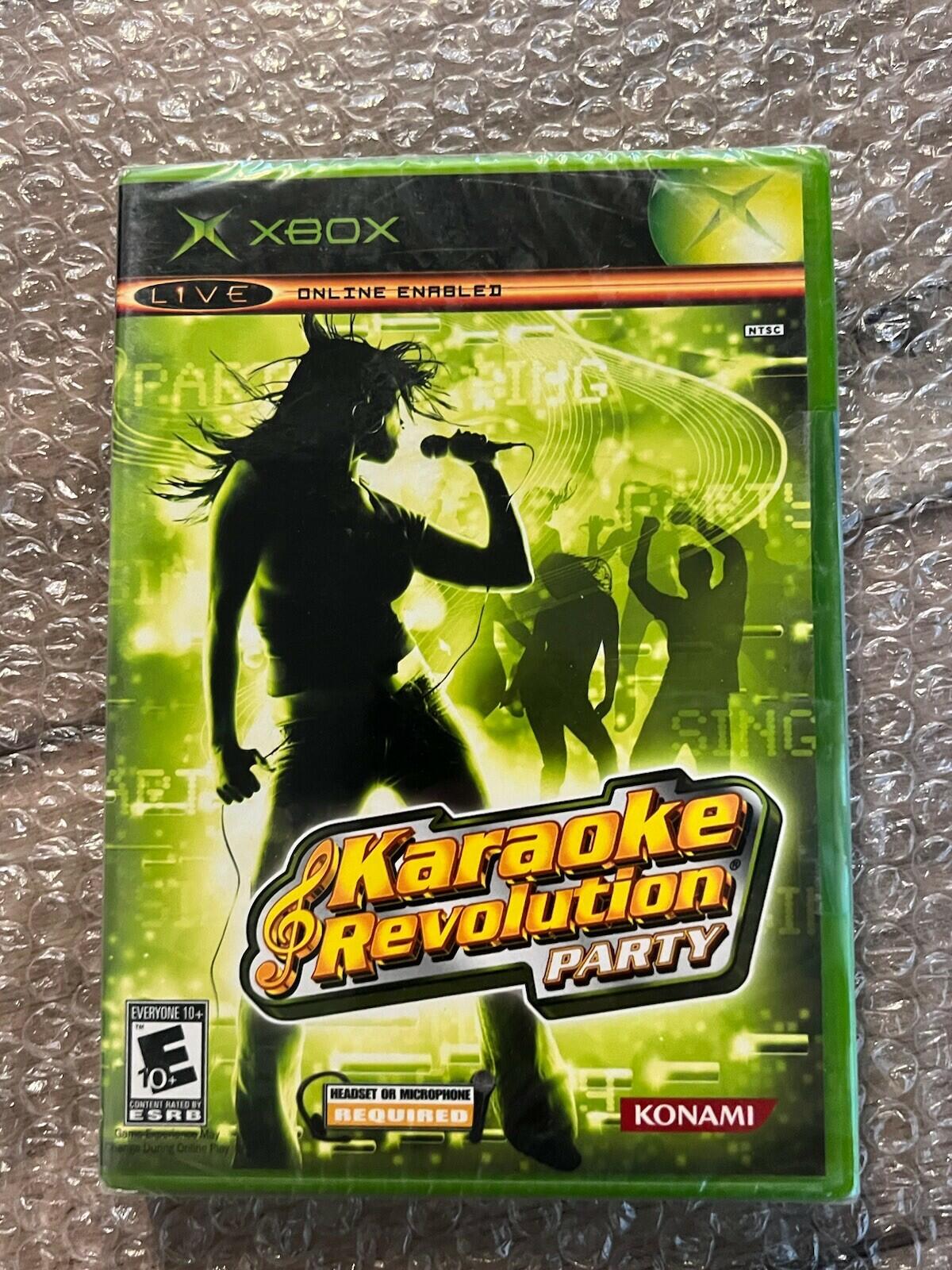 Karaoke Revolution Party (Microsoft Xbox, 2005) GAME ONLY BRAND NEW SEALED