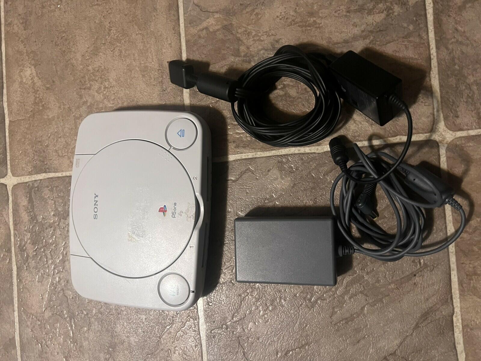 Sony Playstation PS One PS1 Video Game CONSOLE ONLY WITH CORDS