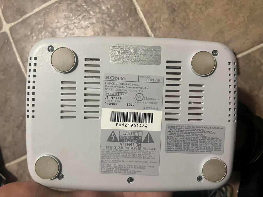 Sony Playstation PS One PS1 Video Game CONSOLE ONLY WITH CORDS