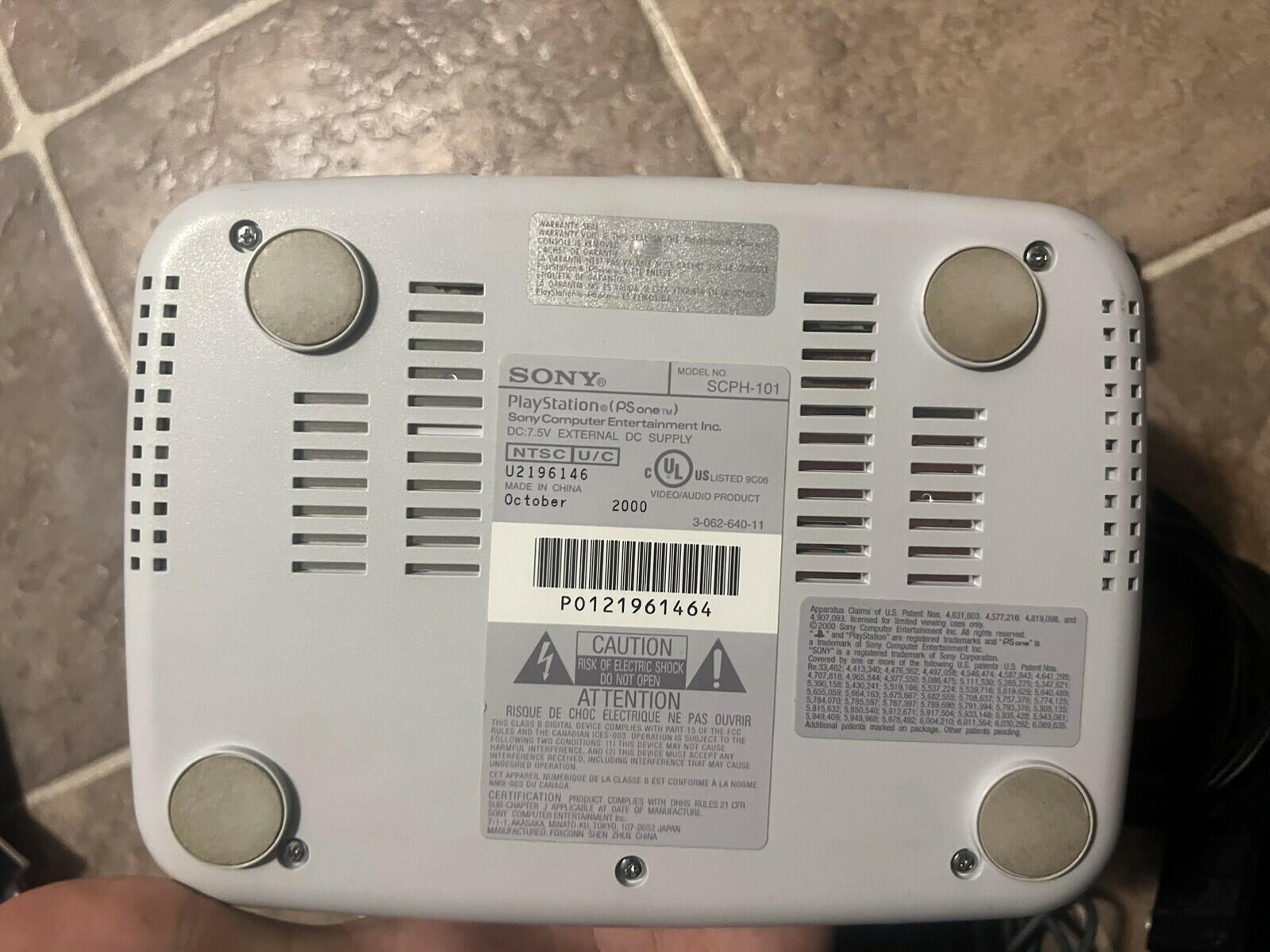 Sony Playstation PS One PS1 Video Game CONSOLE ONLY WITH CORDS