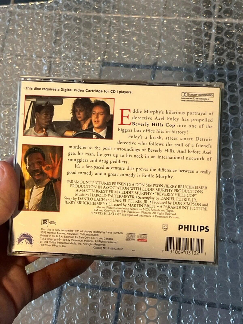 Beverly Hills Cop (Phillips CD-i, 1994) CIB Video CD