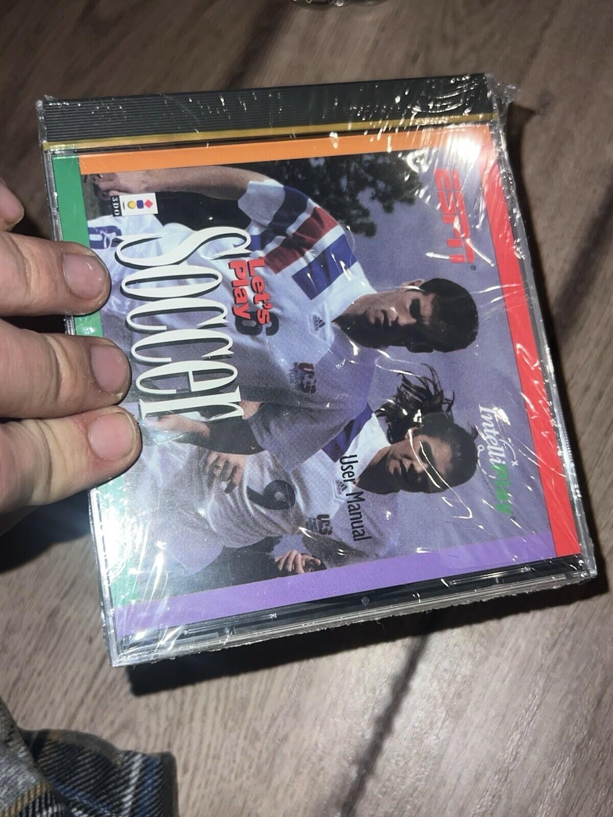 ESPN: Let's Play Soccer (3DO, 1994) CIB COMPLETE LONGBOX NEW SEALED GAME