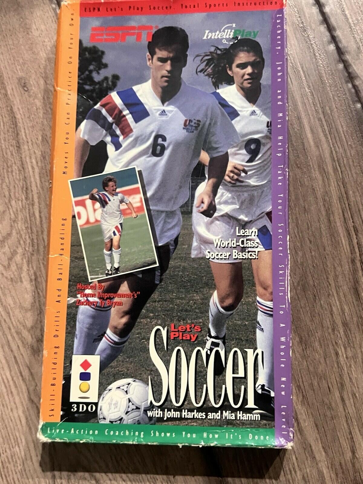 ESPN: Let's Play Soccer (3DO, 1994) CIB COMPLETE LONGBOX NEW SEALED GAME