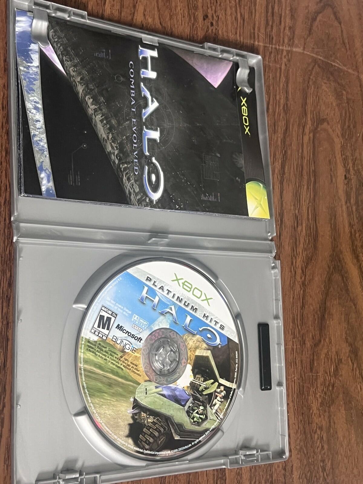 Halo: Combat Evolved - Best of Platinum Hits (Microsoft Xbox, 2001) CIB COMPLETE