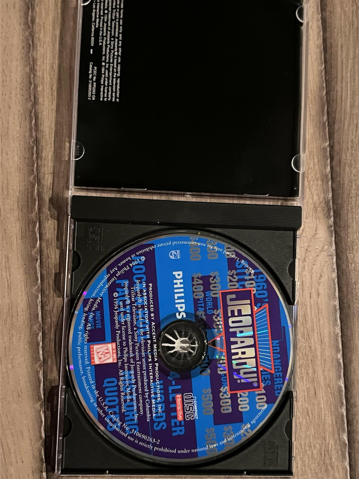 Jeopardy! (Phillips CD-i, 1994) CIB WITH SLIP COVER