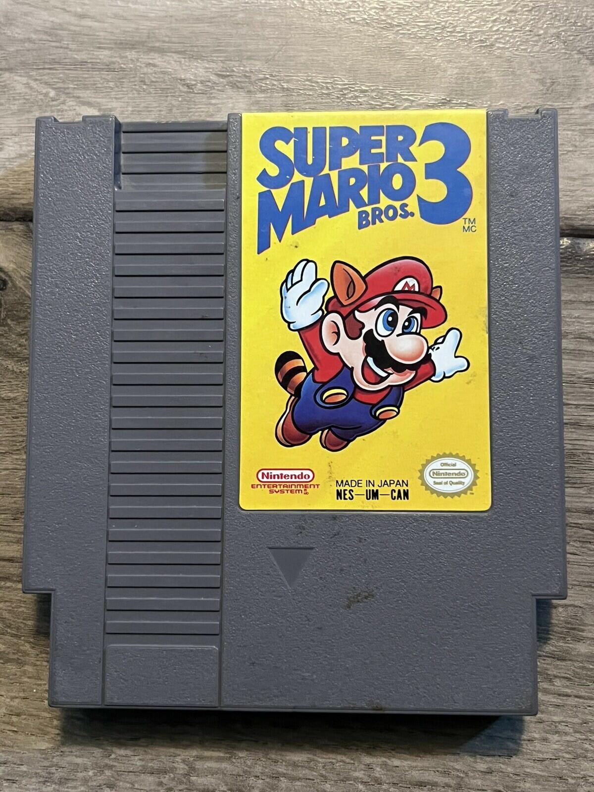Super Mario Bros. 3 (Nintendo NES, 1990) CART ONLY