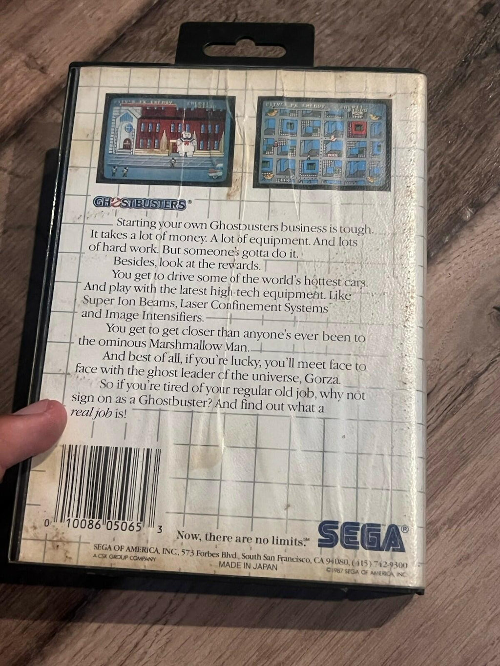 Ghostbusters (Sega Master System, 1987) ARTWORK ONLY