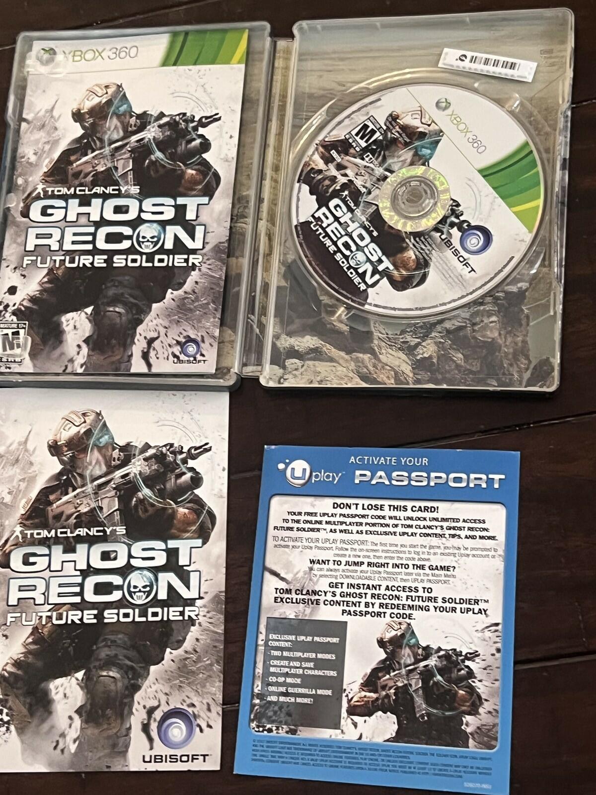 Ghost Recon: Future Soldier - Steelbook (Microsoft Xbox 360, 2012) CIB COMPLETE