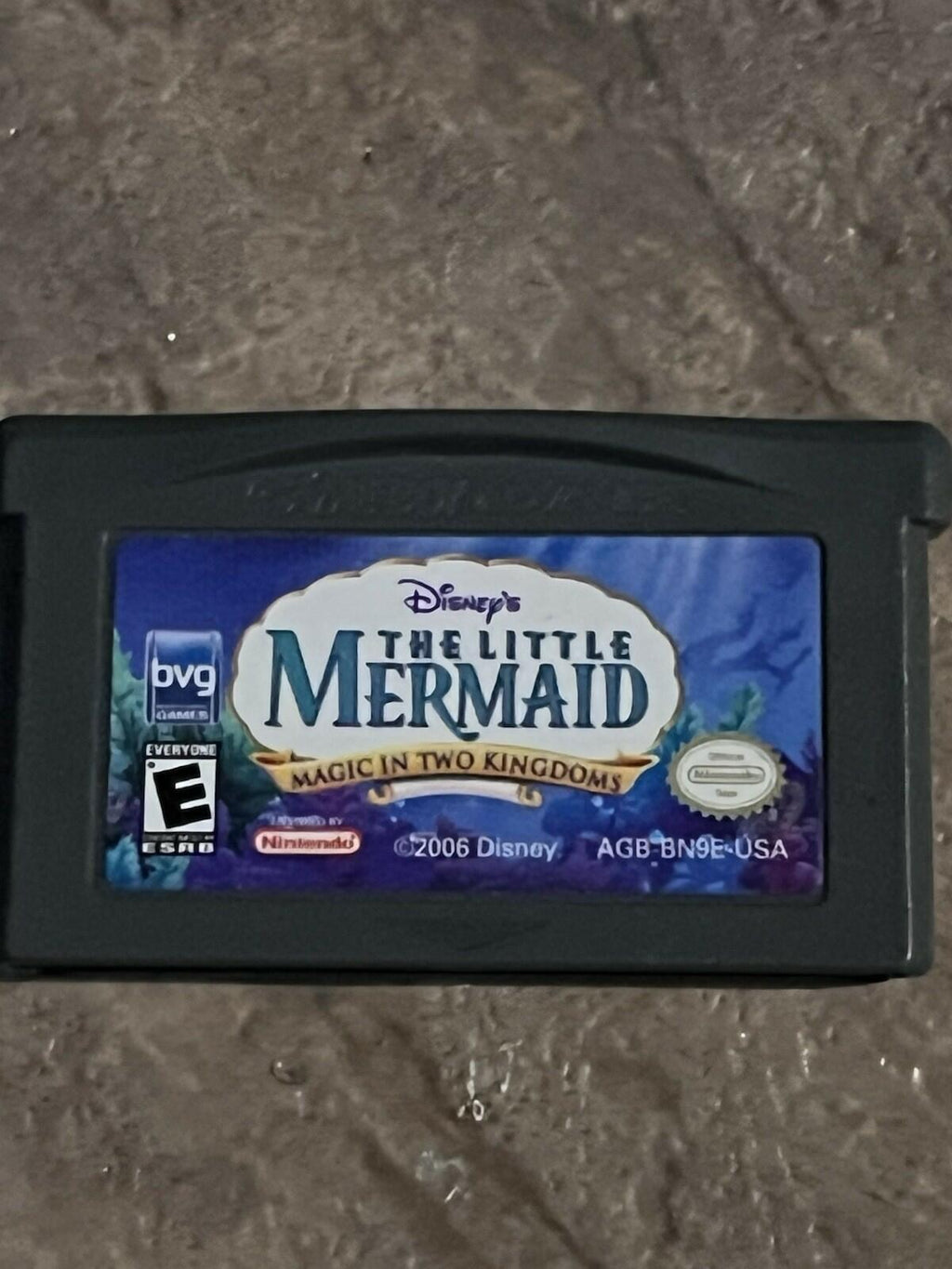Little Mermaid Magic in Two Kingdoms (Game Boy Advance, 2006) CARTRIDGE ONLY