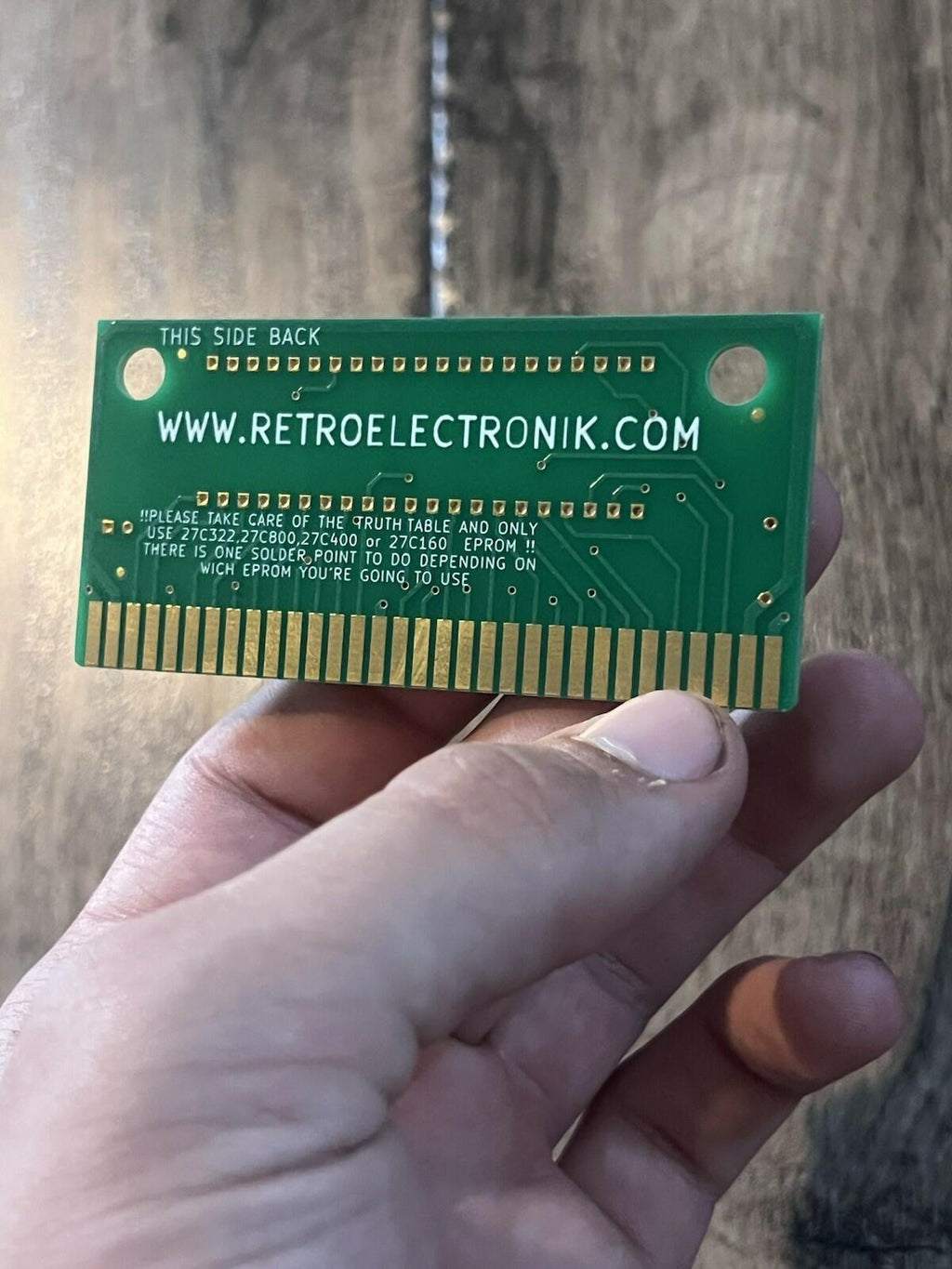 Sega Genesis Basic ROM Cartridge PCB for game dev
