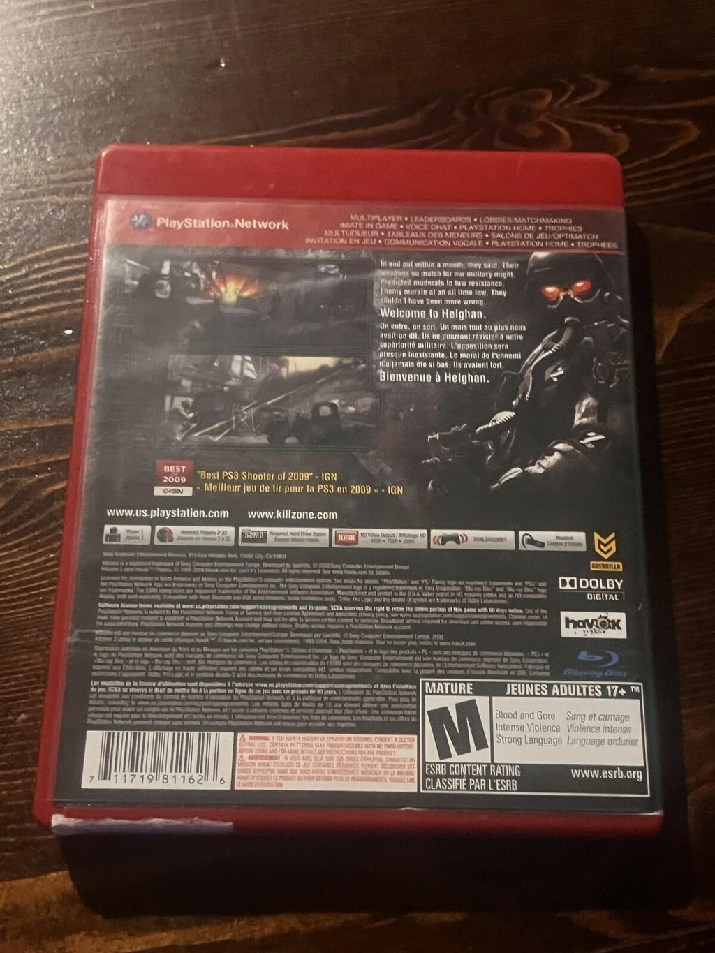 Killzone 2: Greatest Hits (Sony Playstation 3 PS3, 2009) CIB COMPLETE