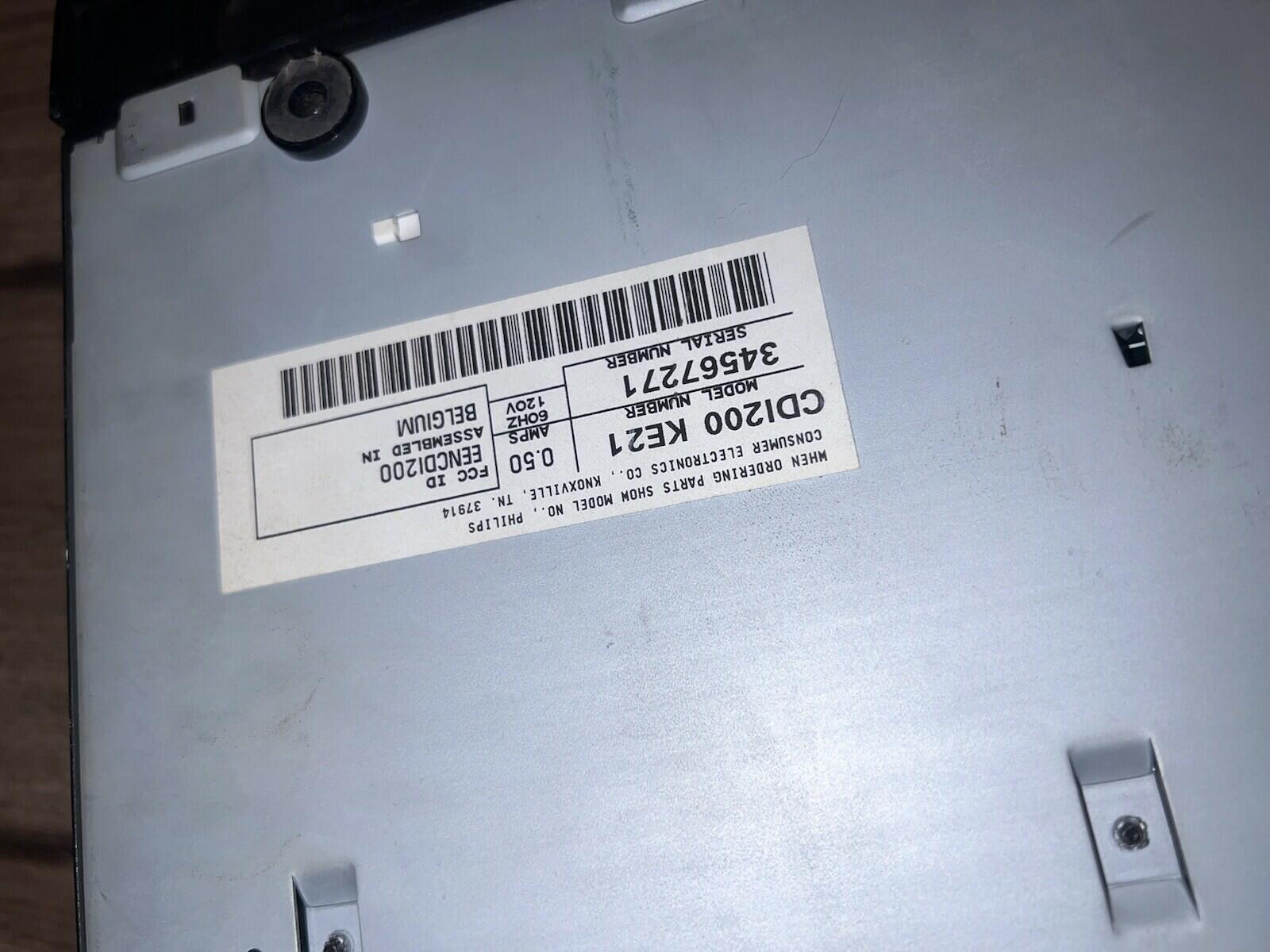 Philips CD-I CDi 200 Interactive Player Magnavox Compact Disc Interactive System