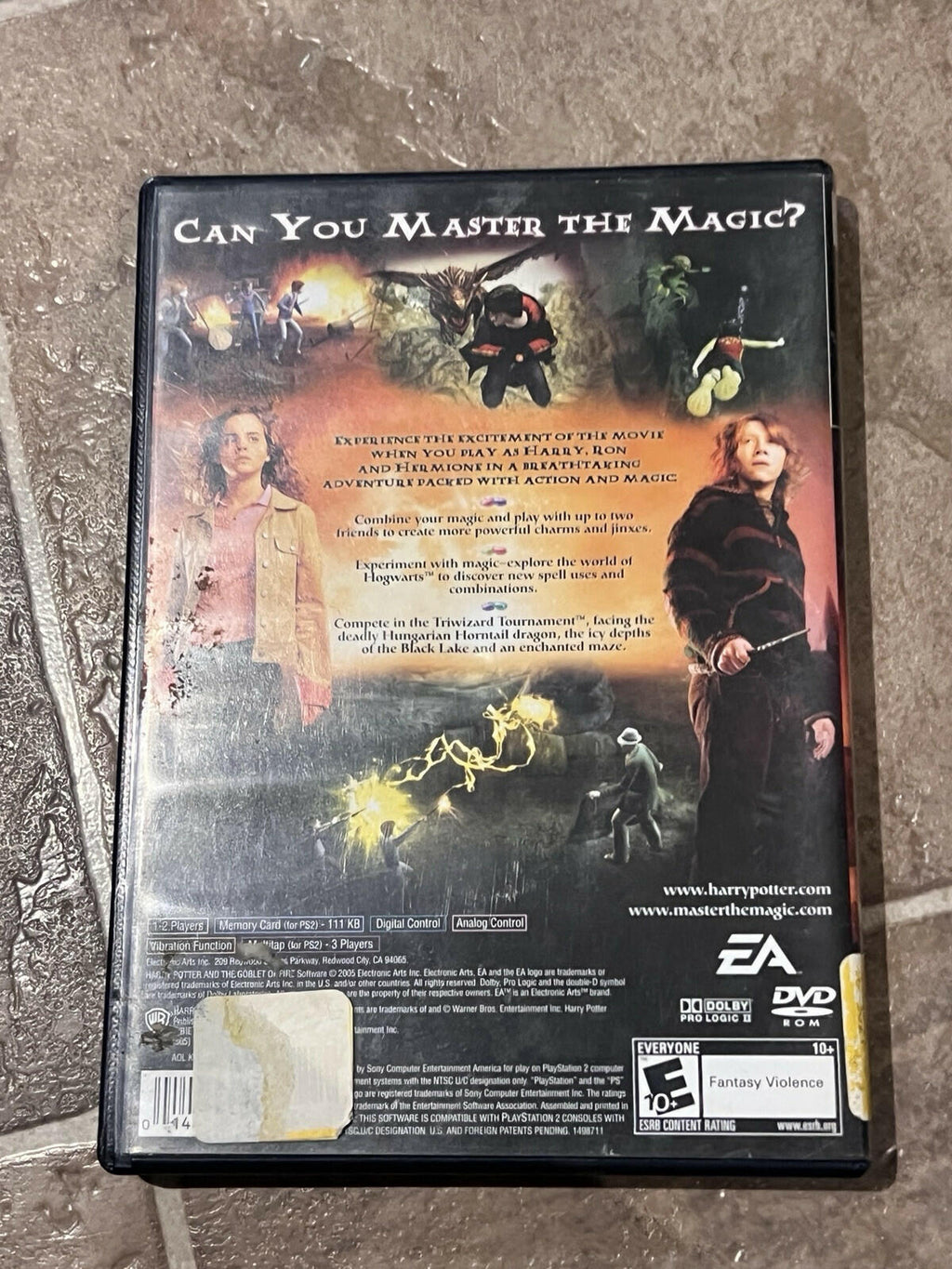 Harry Potter and the Goblet of Fire (Sony Playstation 2 PS2, 2005) CIB COMPLETE