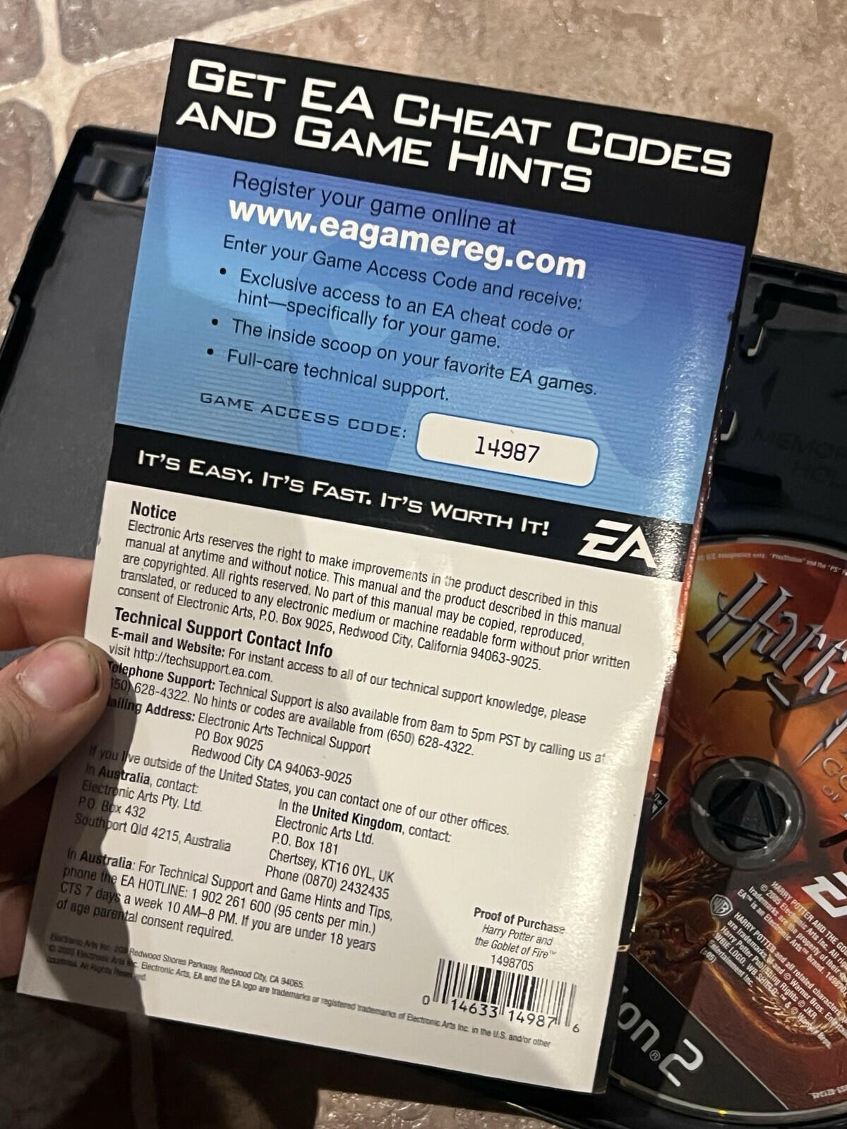 Harry Potter and the Goblet of Fire (Sony Playstation 2 PS2, 2005) CIB COMPLETE