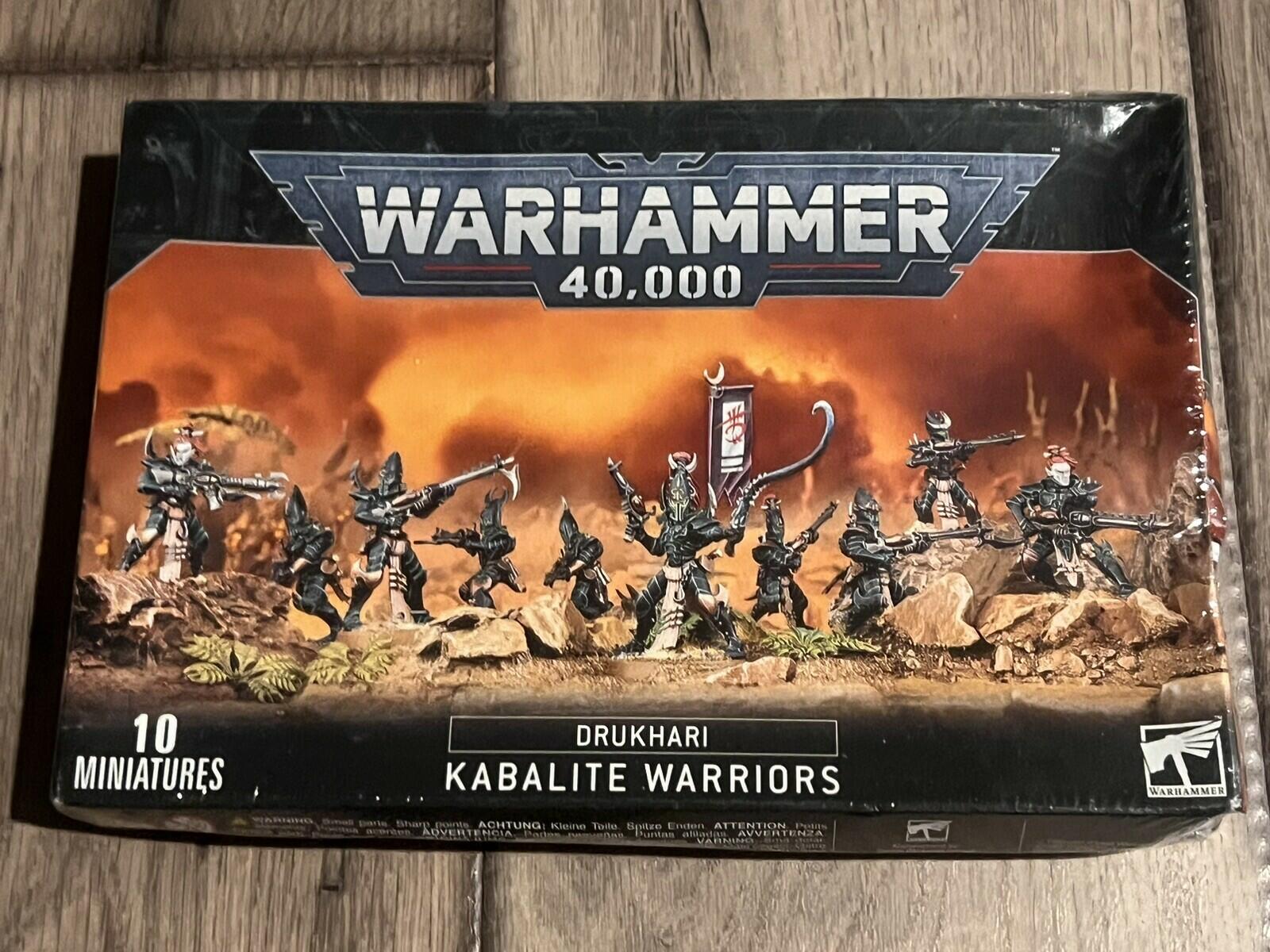 Warhammer 40k Drukhari Kabalite Warriors Dark Eldar BRAND NEW SEALED