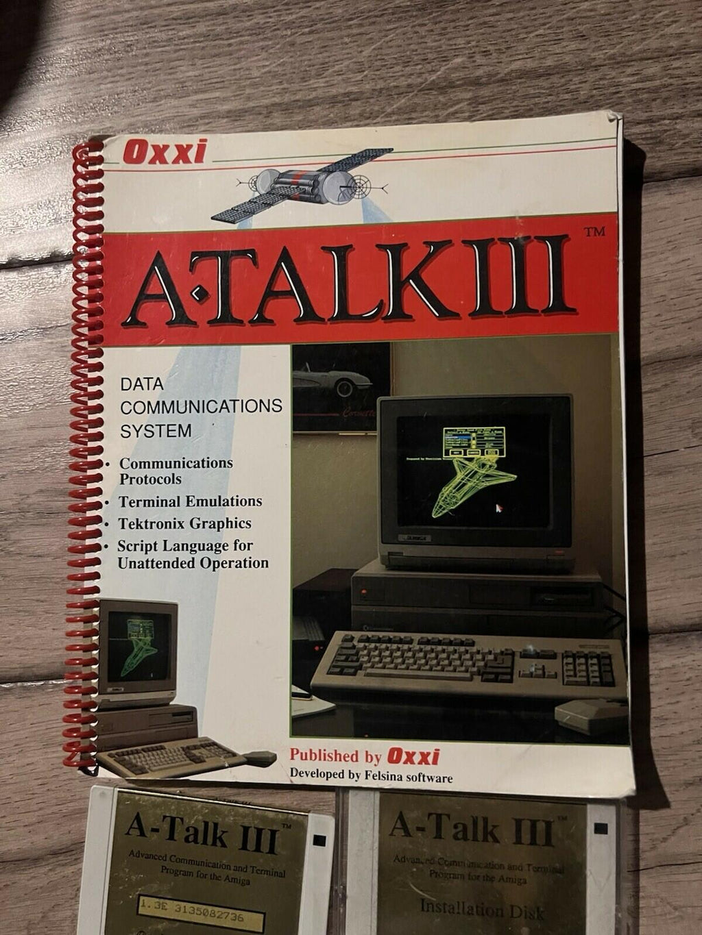 A-Talk III v1.2D Oxxi Felsina Data Telecommunications for Amiga